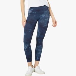 Spanx Look At Me Now Ecocare Ankle Legging Deep Blue Tie Dye